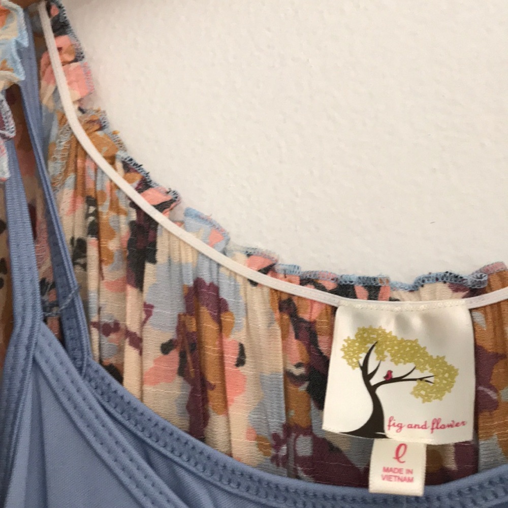 Anthropologie Fig and Flower Boho Maxi Dress XL - Picture 11 of 12